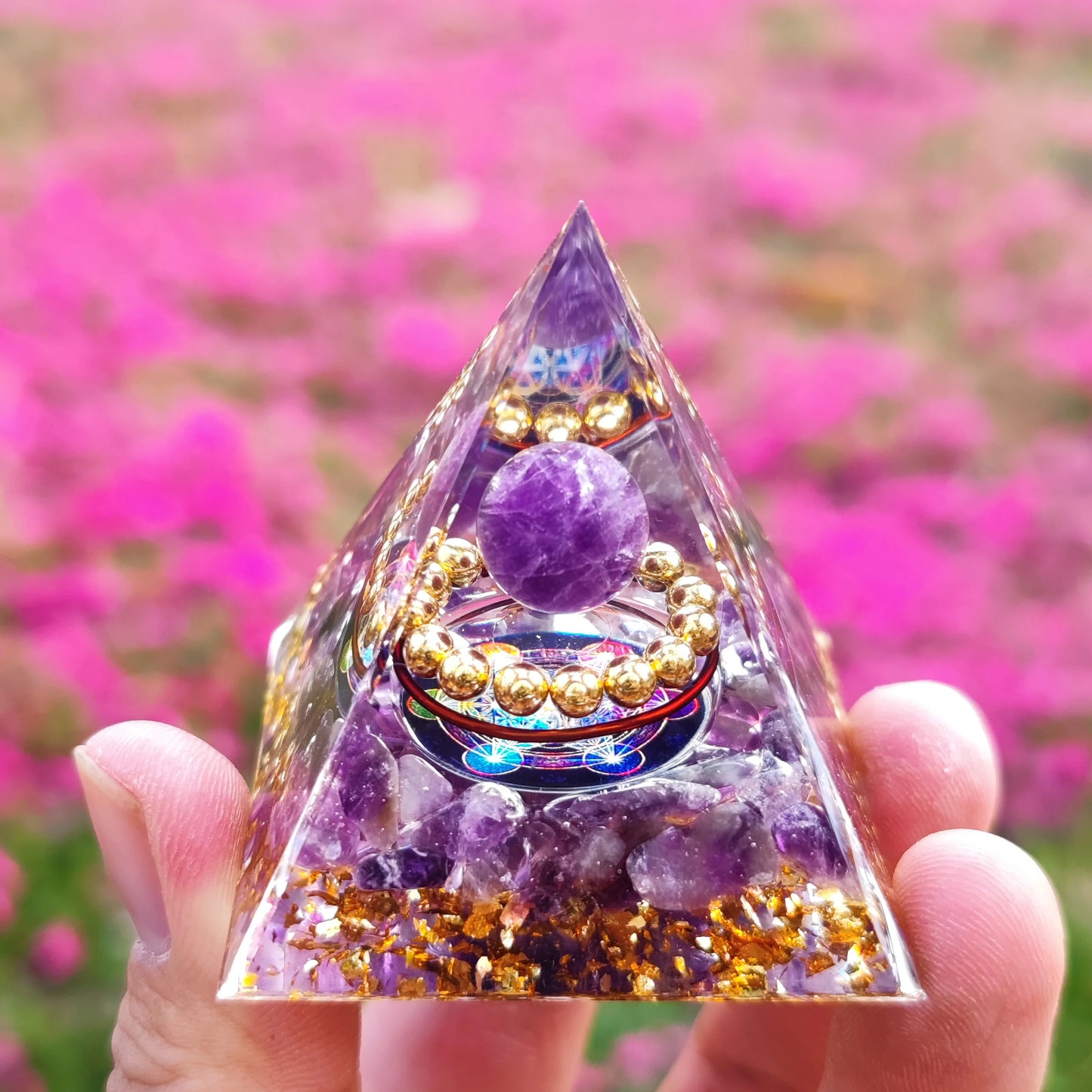 Amethyst Energy Pyramid